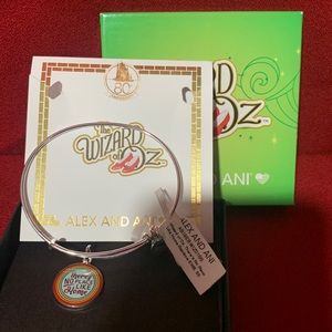 COPY - NWT Alex and Ani Bracelet Wizard of Oz Two-Tone Bangle Silver